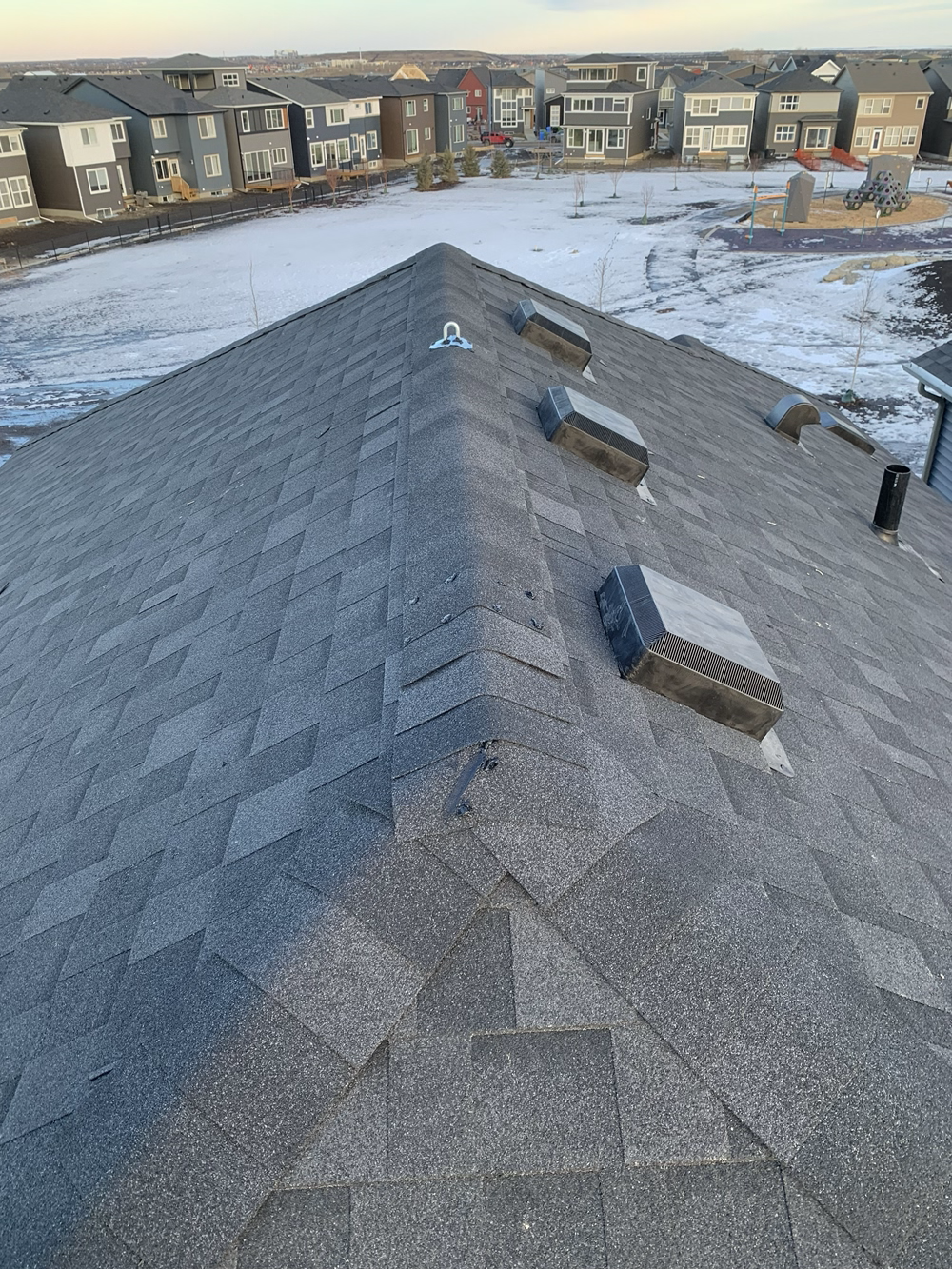 Completed project: New Roof Construction in SE Calgary