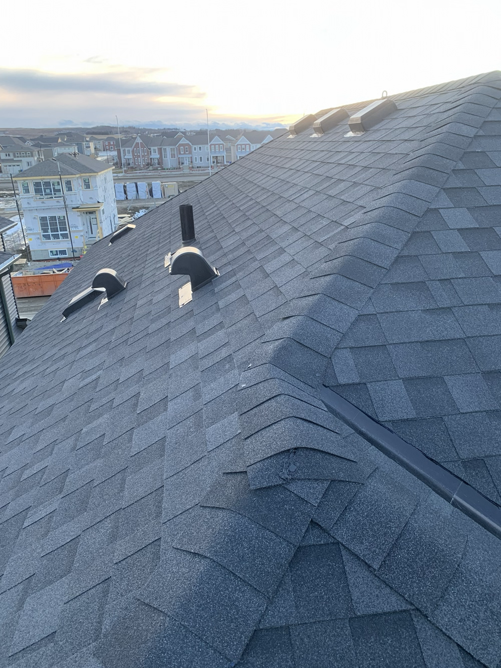 Completed project: New Roof Construction in SE Calgary